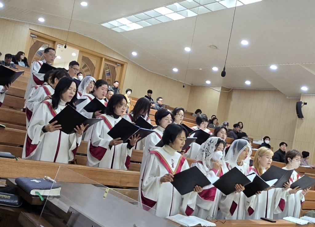 수녀님환송식 성가대특송